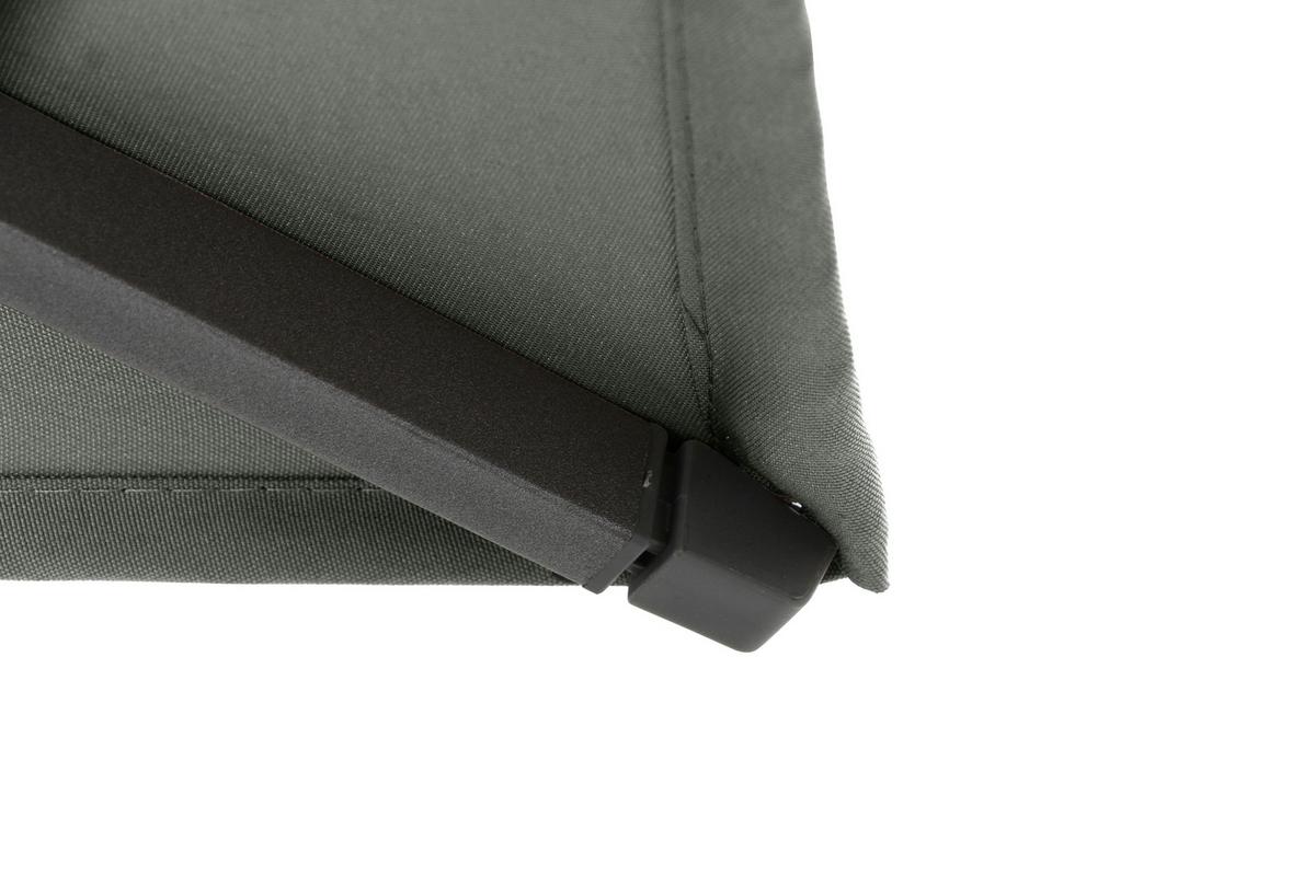 Sonnenschirm Bxhxt 300x256x200 Cm Anthrazit/olivgrün - Anthrazit/Olivgrün, KONVENTIONELL, Textil/Metall (300/200cm) - Siena Garden