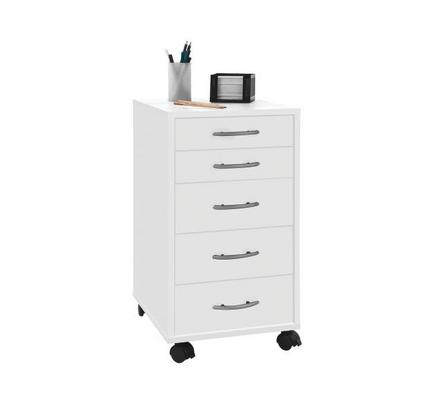 Pojízdný Kontejner Freddy - bílá/barvy baltimore, Moderní, dřevo/umělá hmota (33/63,5/38cm) Pojízdný Kontejner Freddy - bílá/barvy baltimore, Moderní, dřevo/umělá hmota (33/63,5/38cm)