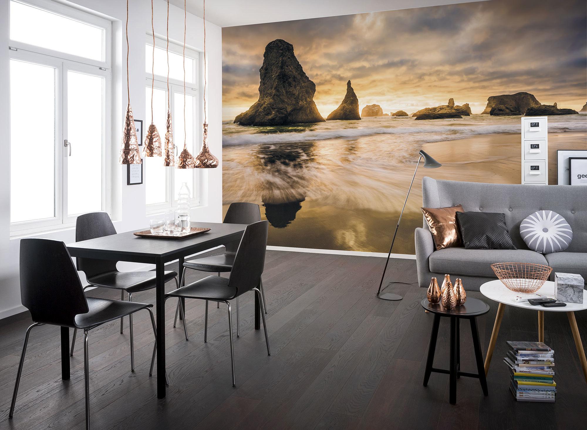 Vliestapete Sh053-Vd4 Golden Stacks - Natur (400/250cm)