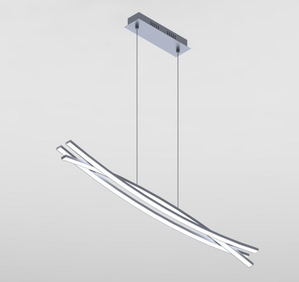 LED svítidlo závěsné Tillo 100/8/120cm, 30 Watt - bílá, Konvenční, kov/plast (100/8/120cm) - Mömax