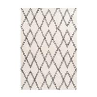 HOCHFLORTEPPICH Creme/Weiß - Creme, KONVENTIONELL, Textil (160/230cm) - Kayoom
