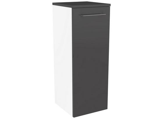 Midischrank mit Türdämpfer Lima B: 30,5 cm, Grau + Weiß - Weiß/Grau, MODERN, Holzwerkstoff (30,5/81/32cm) - MID.YOU Midischrank mit Türdämpfer Lima B: 30,5 cm, Grau + Weiß - Weiß/Grau, MODERN, Holzwerkstoff (30,5/81/32cm) - MID.YOU