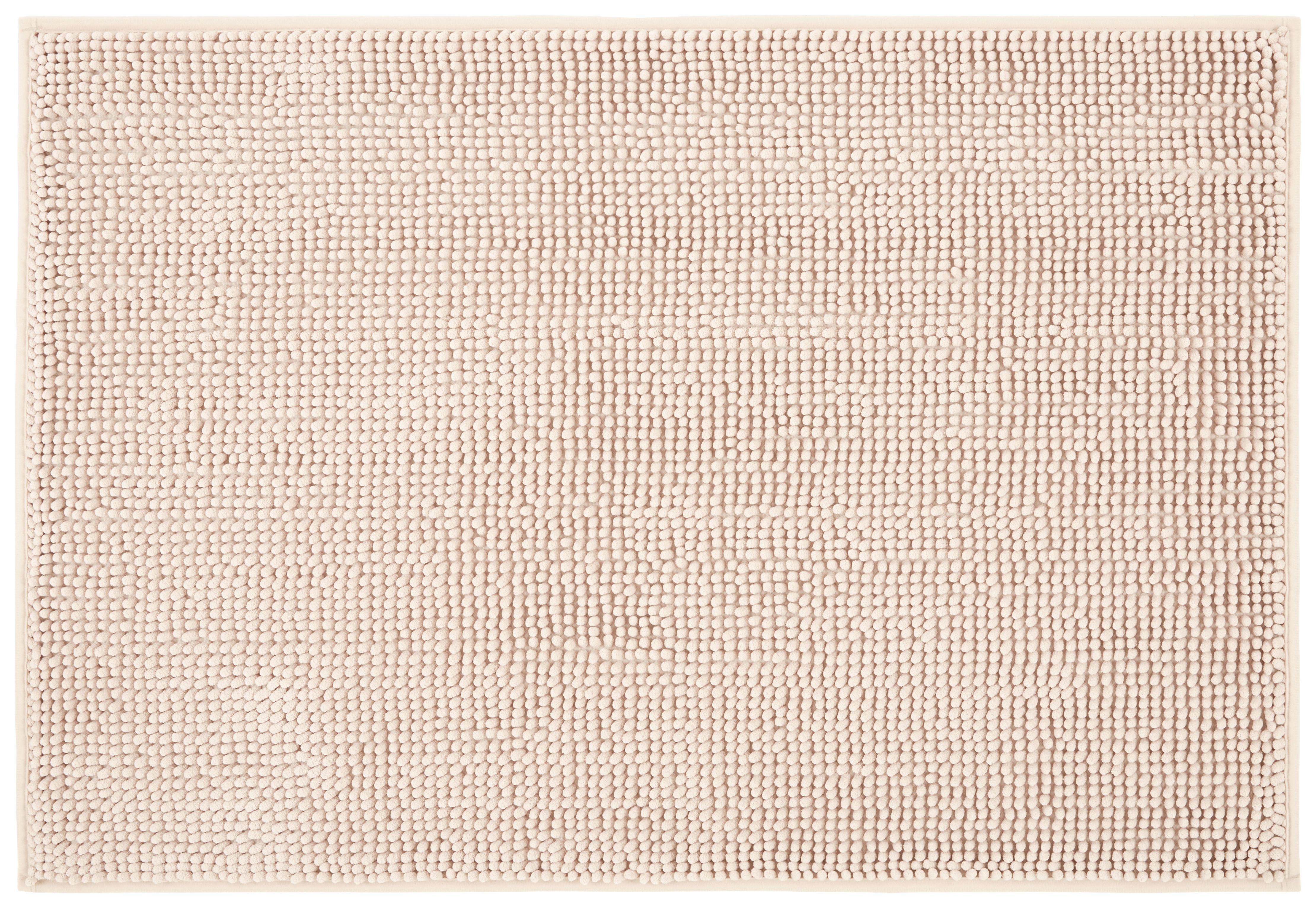 Fürdőszobaszőnyeg Anke - bézs, Konventionell, textil (60/90cm) - Luca Bessoni