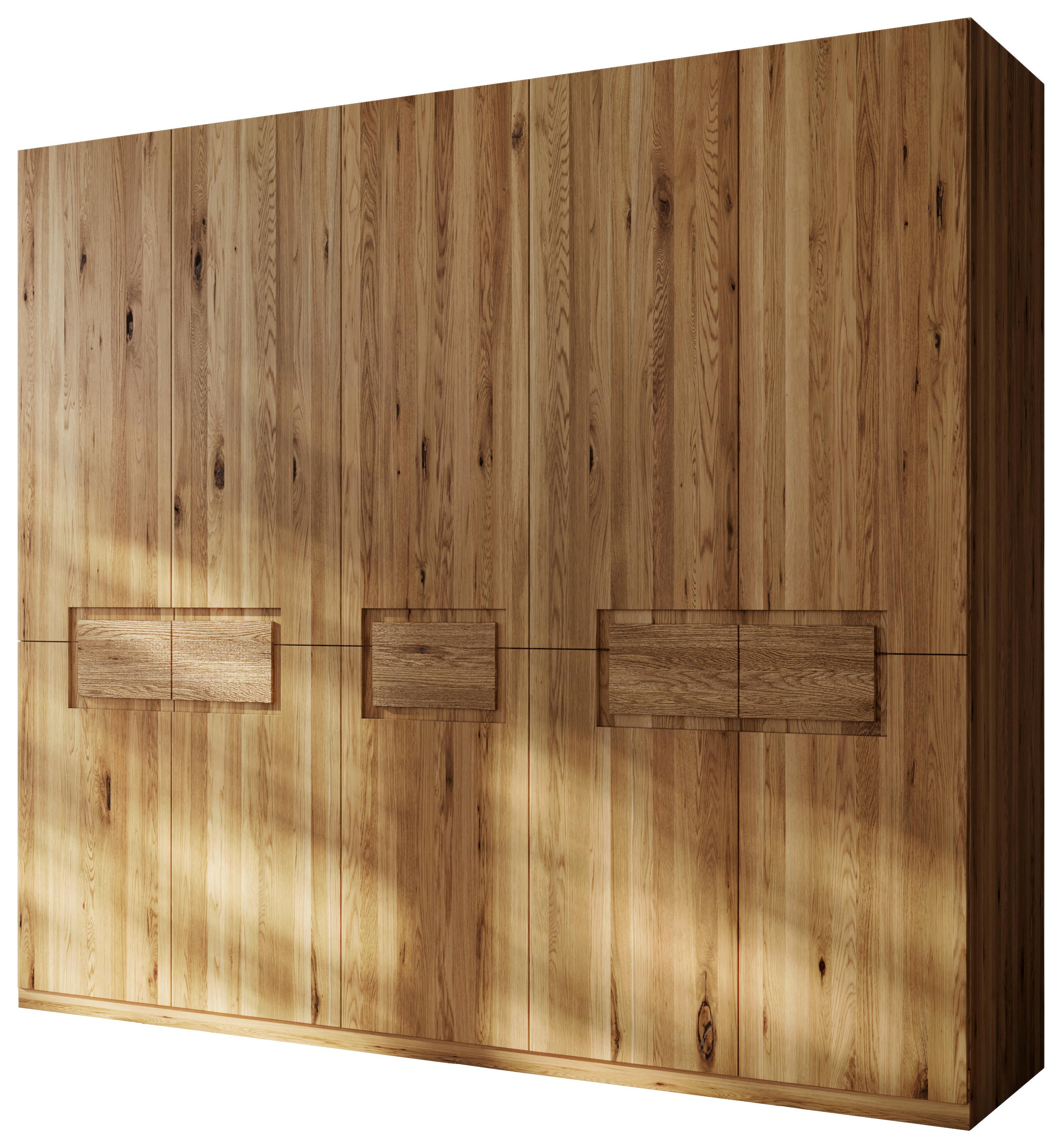 Drehtürenschrank Emilia, Eichefarben B: 252 Cm - Wildeiche/Eichefarben, MODERN, Holz (252/223/62cm) - MID.YOU