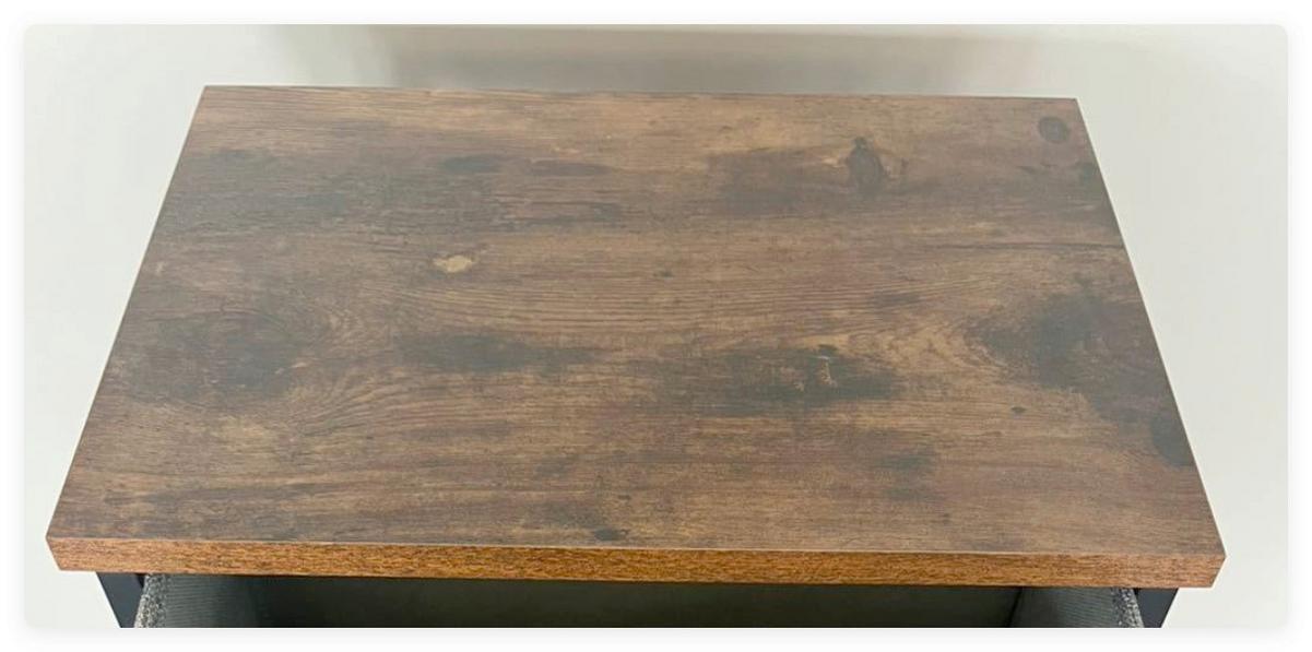 Waschmaschinenregal Respekta - Schwarz/Braun, KONVENTIONELL, Holzwerkstoff/Metall (127/117,5/45cm) - Homezone