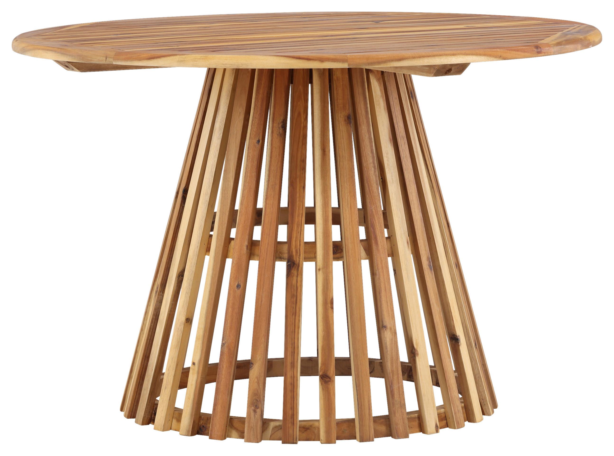 Gartentisch Lumpur Akazienholz L 120 cm - Akaziefarben, KONVENTIONELL, Holz (120/120/75cm) - Gardenson