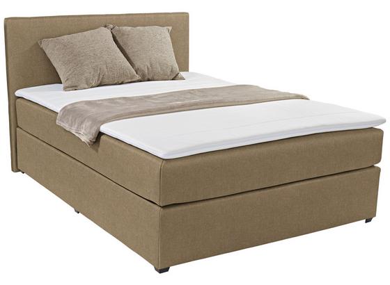 Boxspringbett Titania 140x200 Beige - Beige/Schwarz, KONVENTIONELL, Textil (140/200cm) Boxspringbett Titania 140x200 Beige - Beige/Schwarz, KONVENTIONELL, Textil (140/200cm)