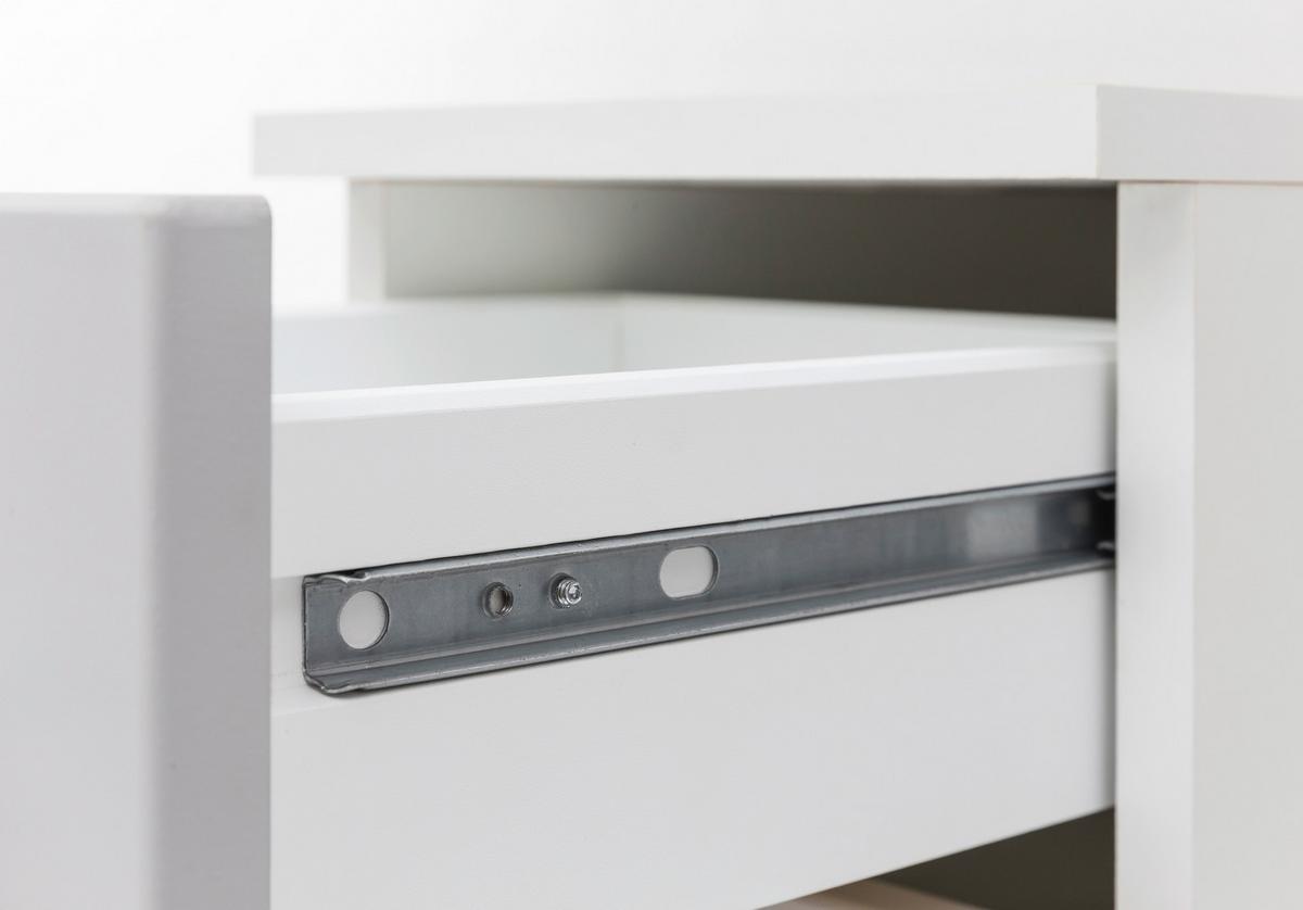 Badezimmer Hochschrank Paris 30/x80 Cm Weiß - Silberfarben/Weiß, MODERN, Holzwerkstoff (30/180/35cm) - Held