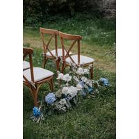 Stapelsessel Crossback Stapelstuhl - Braun, Basics, Holz (48/88/47cm)