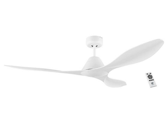 Deckenventilator Antibes - Weiß, MODERN, Kunststoff/Metall (132/30cm) Deckenventilator Antibes - Weiß, MODERN, Kunststoff/Metall (132/30cm)