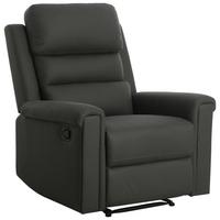 Fernsehsessel Trevo - Dunkelgrau, KONVENTIONELL, Holz/Textil (91/106/94cm) - P & B
