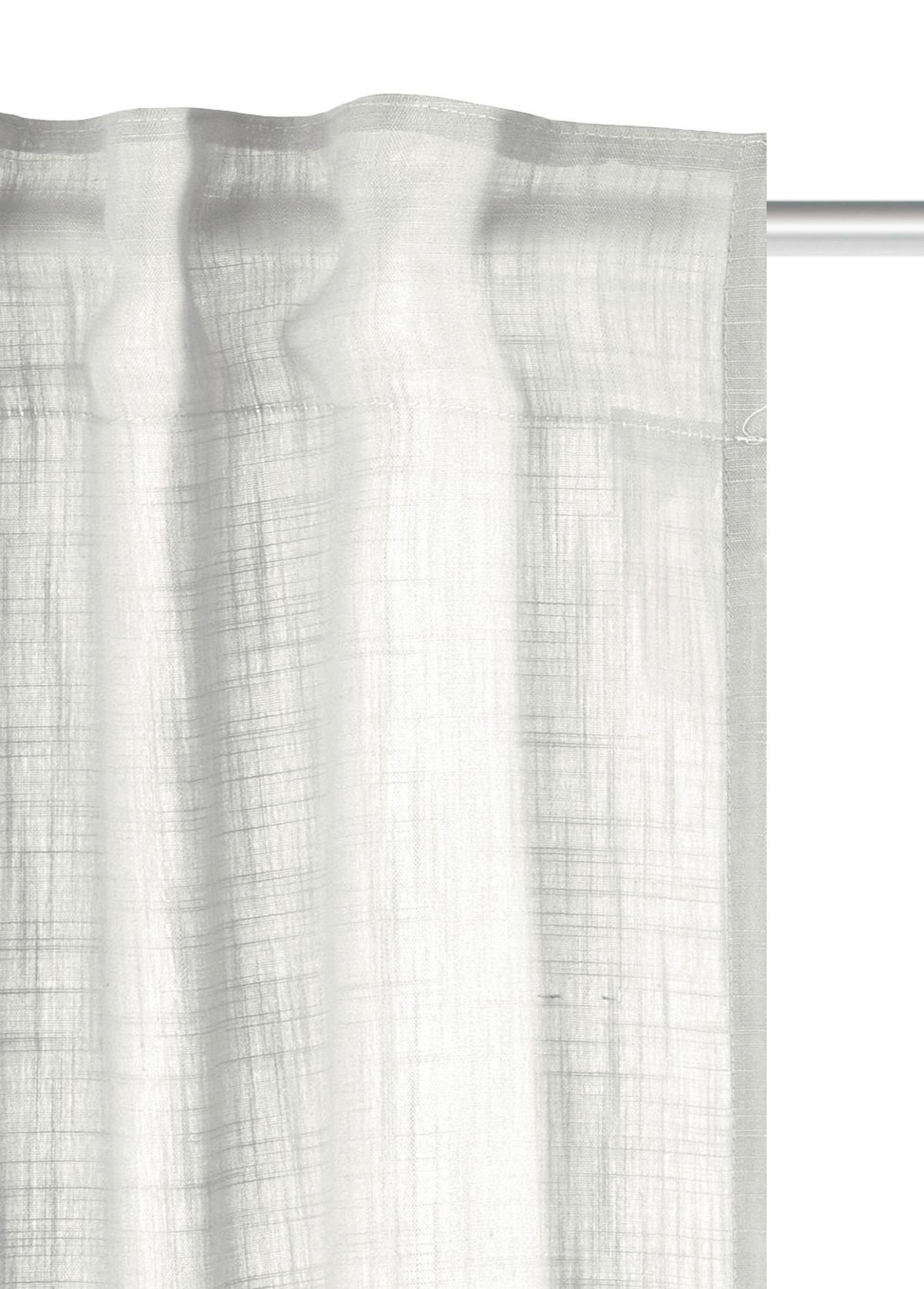 FERTIGVORHANG SOFTY 2ER SET - Weiß, Basics, Textil (140/245cm)