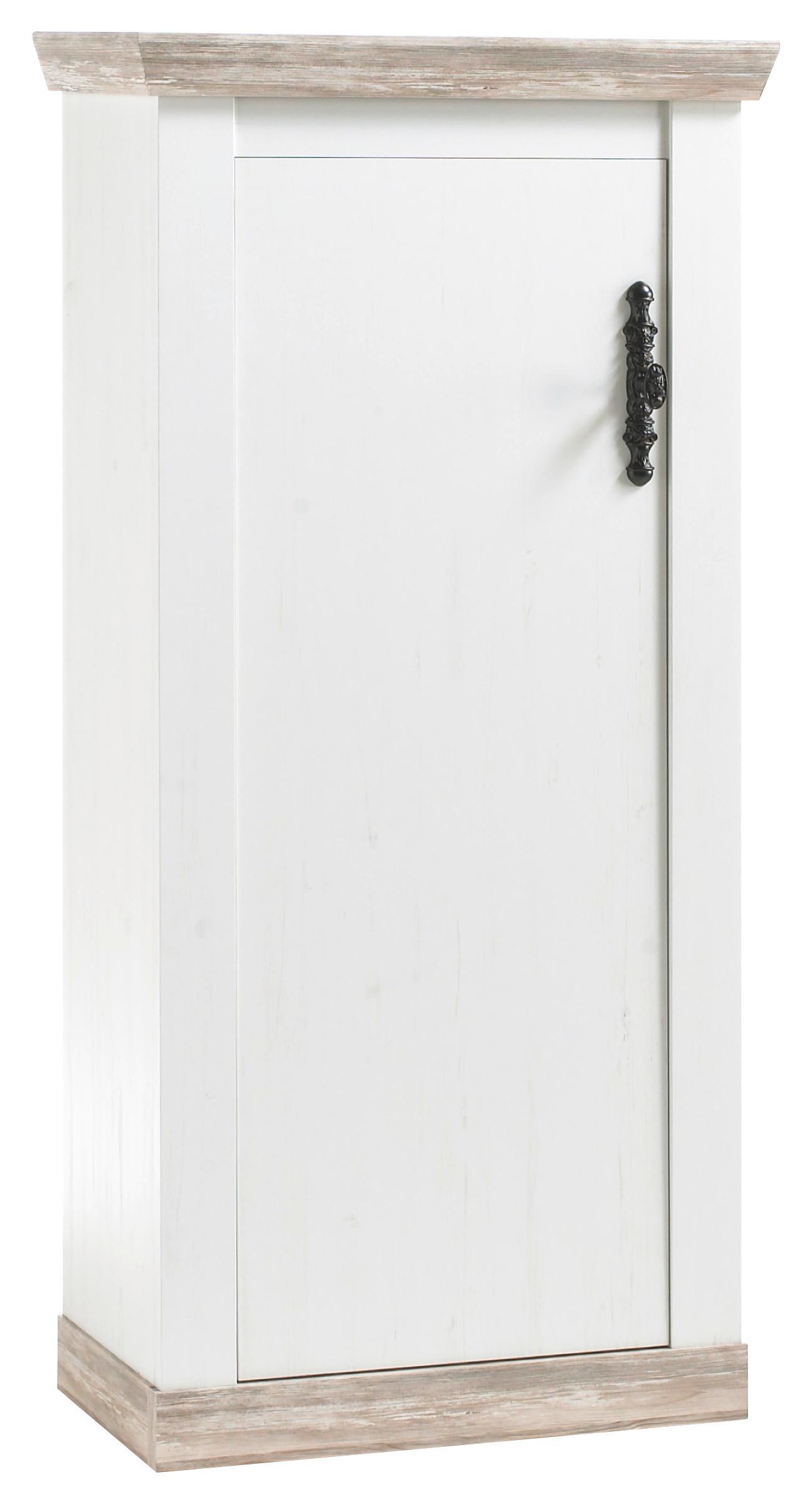 Highboard Florenz Hellbraun/Pinienfarben B: 70cm - Hellbraun/Pinienfarben, Design, Holzwerkstoff (70/146/37cm) - MID.YOU