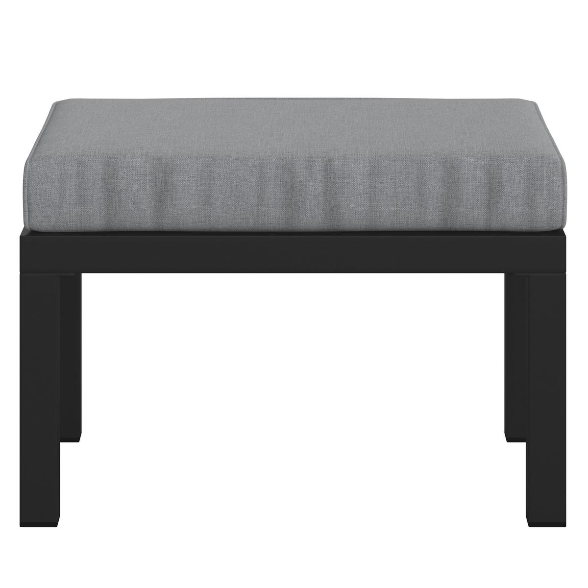 Záhradná sedacia súprava PERGOLINA - sivá/svetlosivá, Modern, kov/textil (194/245cm) - Bessagi Garden