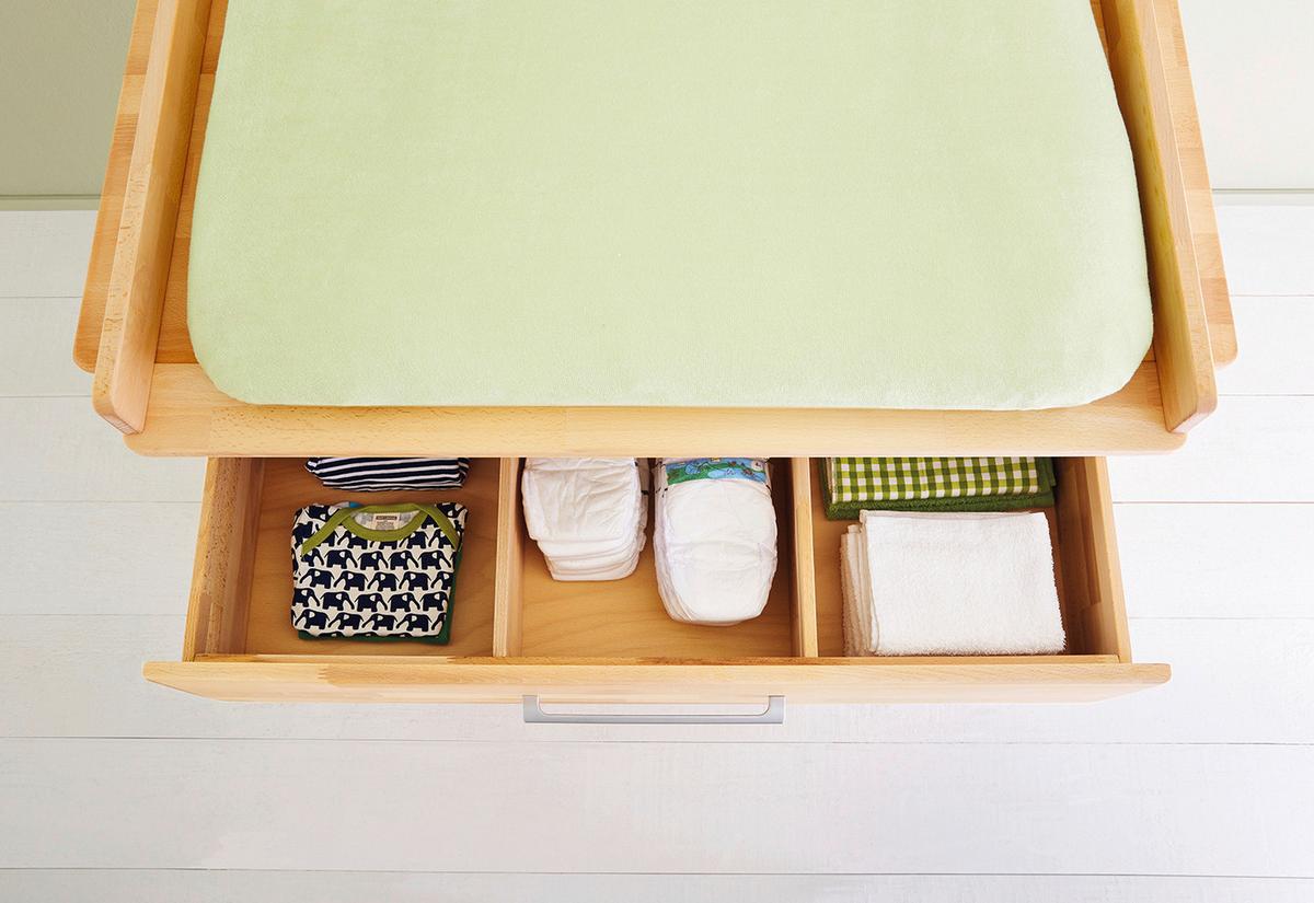 Babyzimmer 102174bg Natura - Buchefarben, Natur, Holz - Pinolino