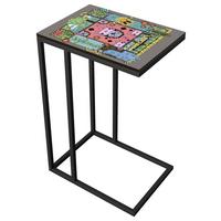 Beistelltisch Minecraft - Schwarz, MODERN, Holzwerkstoff/Metall (40/29/60cm) - Minecraft