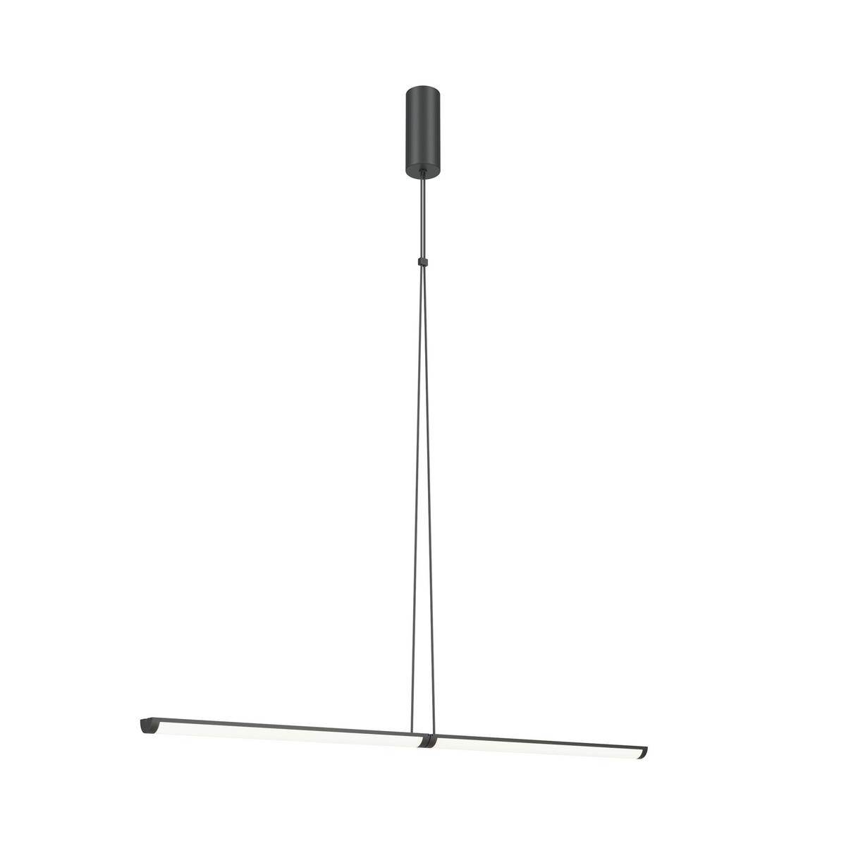 Pendelleuchte Supersymmetry - Schwarz, Trend, Kunststoff/Metall (88,6/4/2cm) - MAYTONI