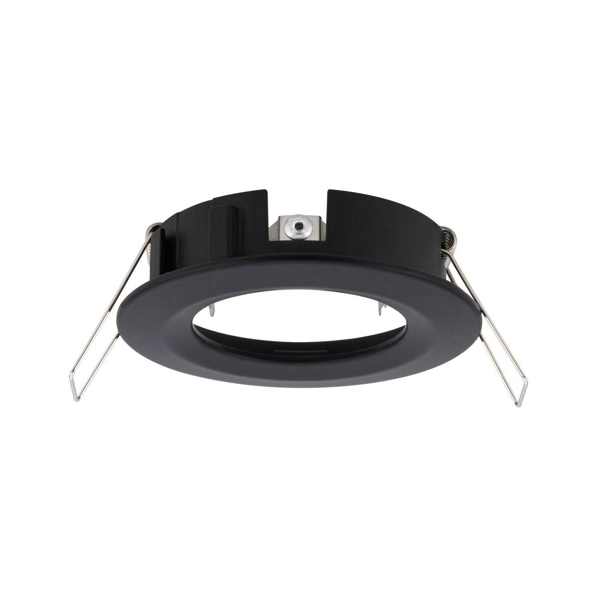 Deckenleuchte Ø 8,4 cm 3-Flammig Rund - Alufarben/Schwarz, Basics, Metall (8,4cm) - Paulmann