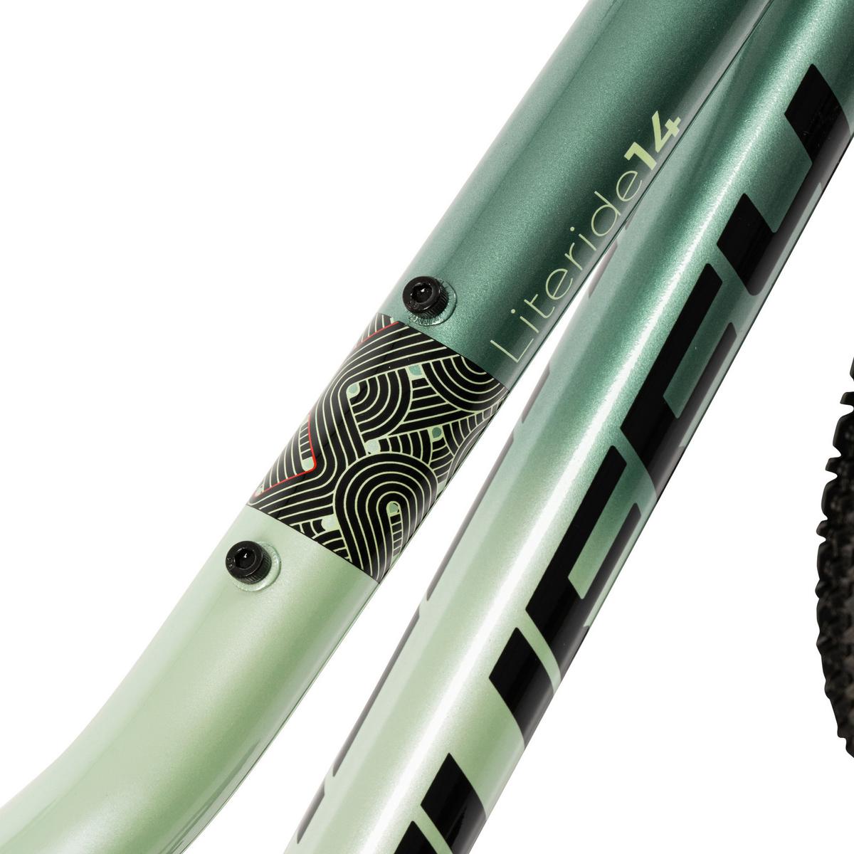 Kinderfahrrad Literide Grün, 14 Zoll - Grün, Basics, Metall (35/56/105cm)