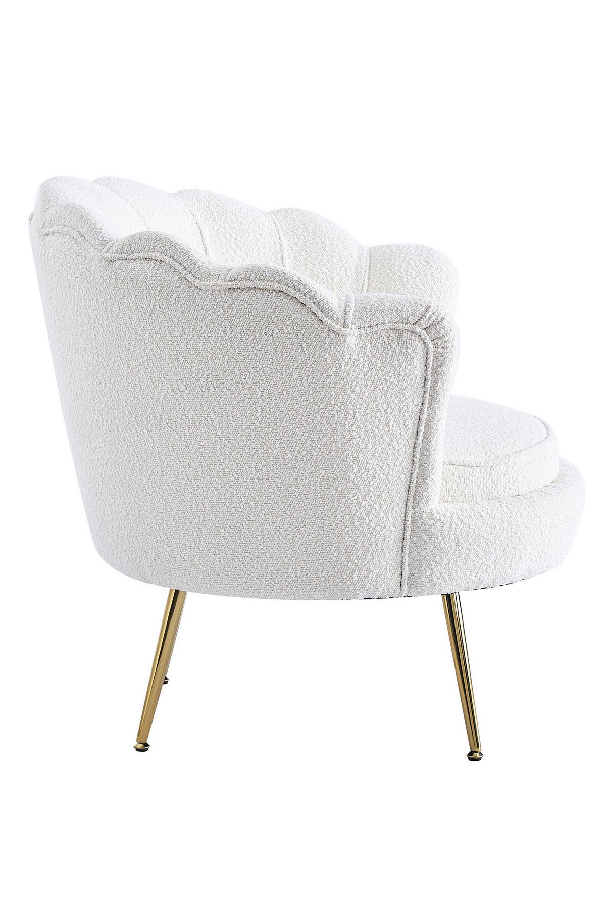 Sessel Beige B: 76 Cm - Beige/Goldfarben, MODERN, Textil (76/78/76cm) - Livetastic
