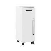 Spodní skříňka MARIANNE bílá - bílá/černá, Moderní, kov/kompozitní dřevo (30/84/35cm) - Bessagi Home
