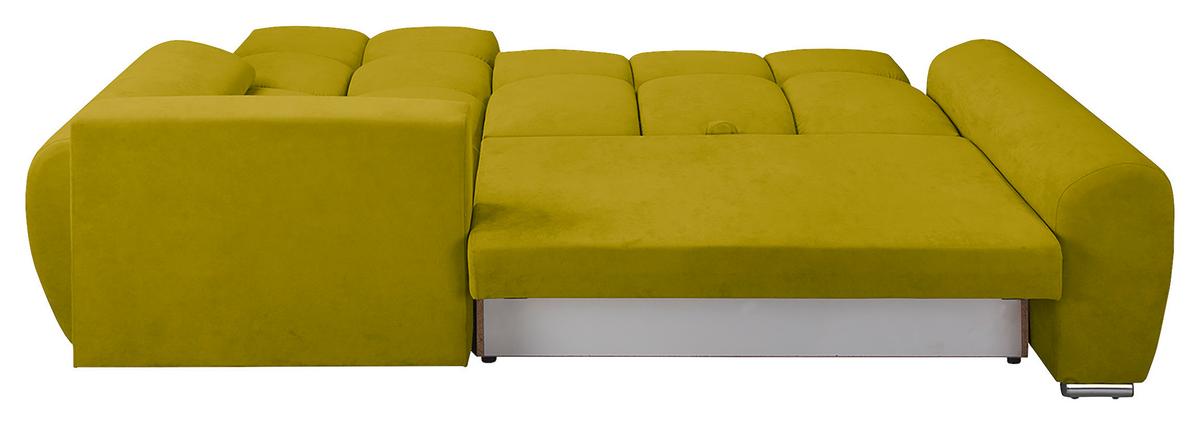 Ecksofa Azzuro Grün S: 256x175 Cm - Silberfarben/Grün, Design, Textil (256/175cm) - Livetastic