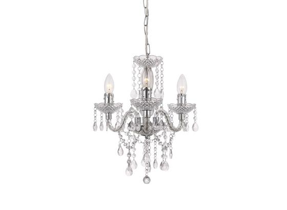 Závesná Lampa Isabella - chrómová/číre, Romantický / Vidiecky, kov/plast (35/125cm) - Mömax modern living Závesná Lampa Isabella - chrómová/číre, Romantický / Vidiecky, kov/plast (35/125cm) - Mömax modern living