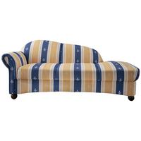 Ottomane Torello Blau B: 190 cm - Wengefarben/Blau, KONVENTIONELL, Textil (86/84/190cm) - Livetastic