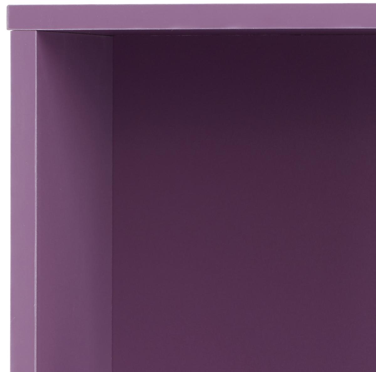 Regal Stehend/hängend Box B: 46 Cm Violett - Violett, MODERN, Holzwerkstoff (46/46/25cm) - Ondega