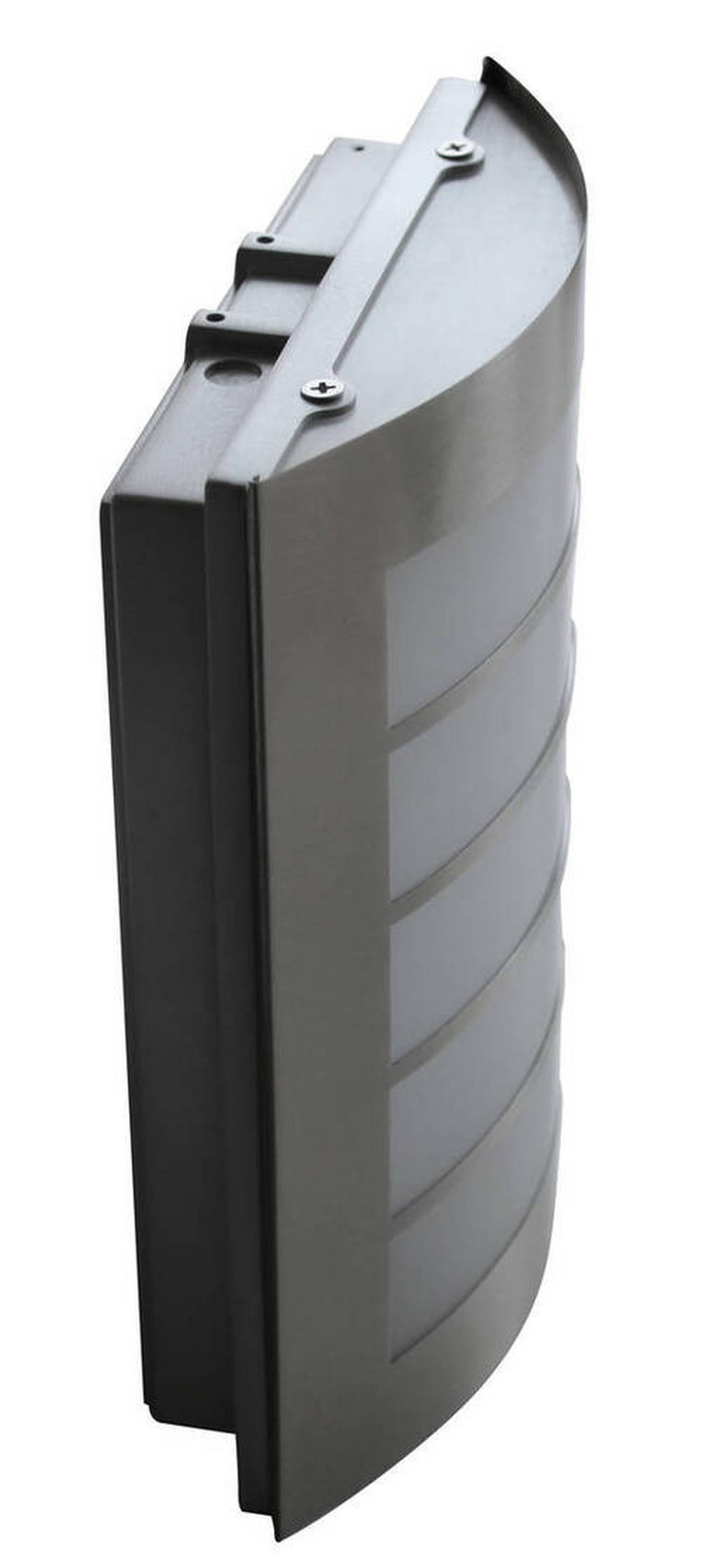 Außenleuchte Slim 6 Watt Edelstahl, Wandmontage - Edelstahlfarben, Basics, Metall (17,6/21,6/6,5cm)