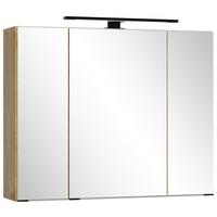 Spiegelschrank Sevilla Eiche Artisan Dekor - Eiche Artisan, MODERN, Glas/Holzwerkstoff (80/64/20cm) - Held