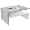 Dohányzóasztal Laura *TOP ÁR* - fehér/szürke, Modern, faalapú anyag (90/42/60cm) - Best Price