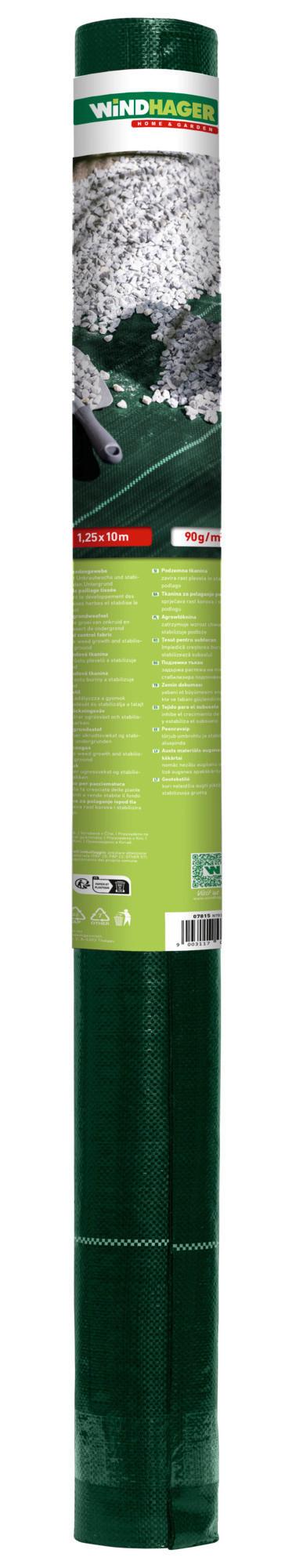 Gewebefolie 07815 Unterbodengewebe Grün - Grün, Basics, Kunststoff (125/1000cm) - Windhager
