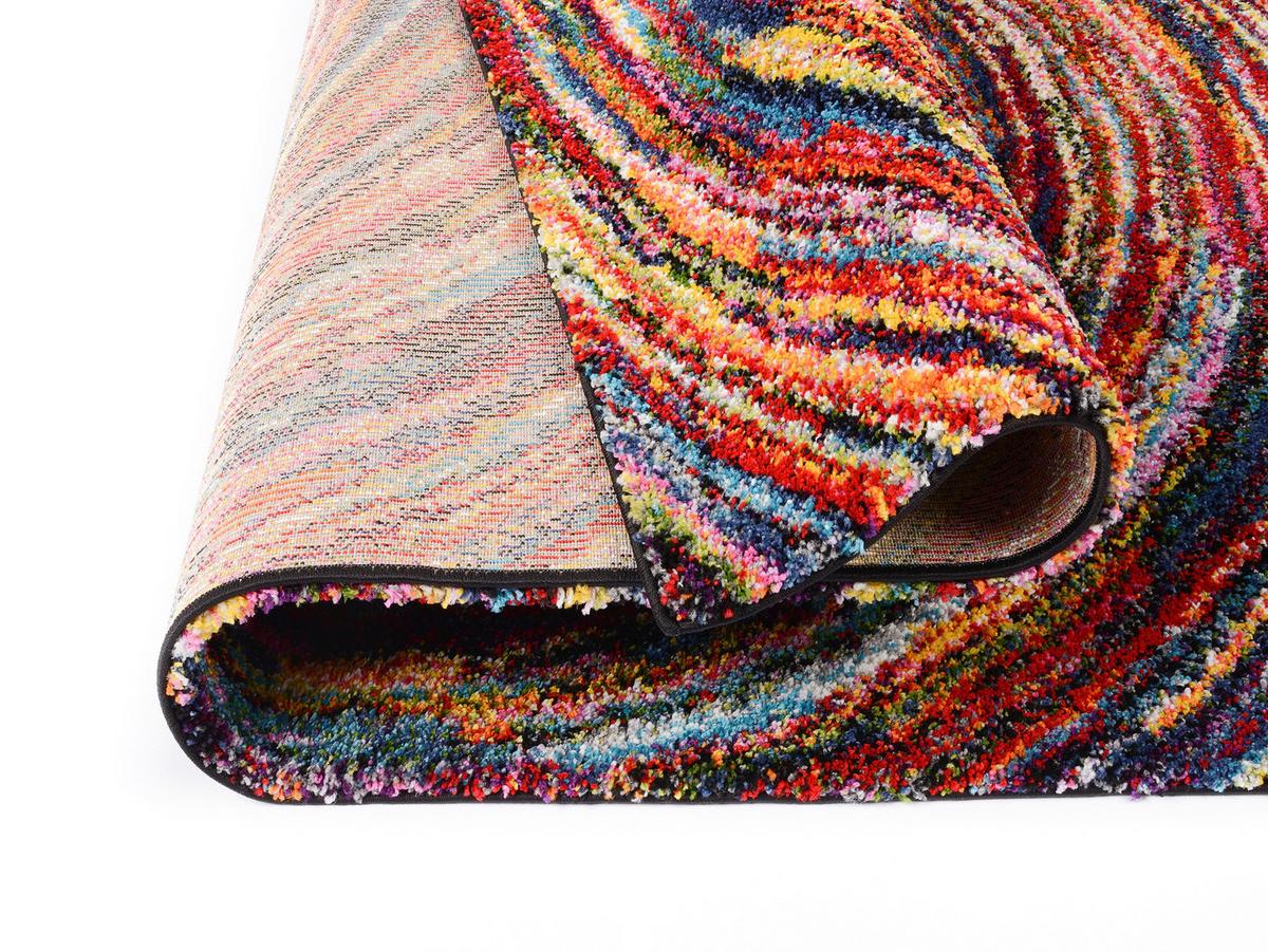 Webteppich Sixteen Round Multicolor 160x230 cm - Multicolor, Trend, Textil (160/230cm) - Novel