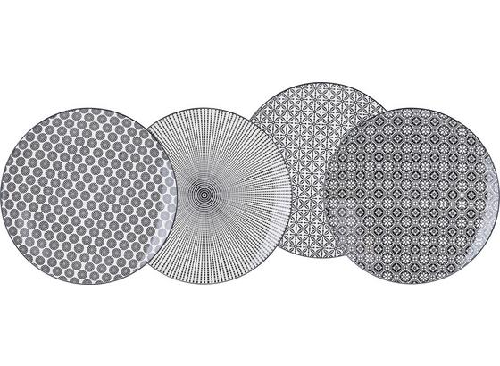 Talíř Dezertní Shiva - bílá/černá, Lifestyle, keramika (21cm) - Mömax modern living Talíř Dezertní Shiva - bílá/černá, Lifestyle, keramika (21cm) - Mömax modern living