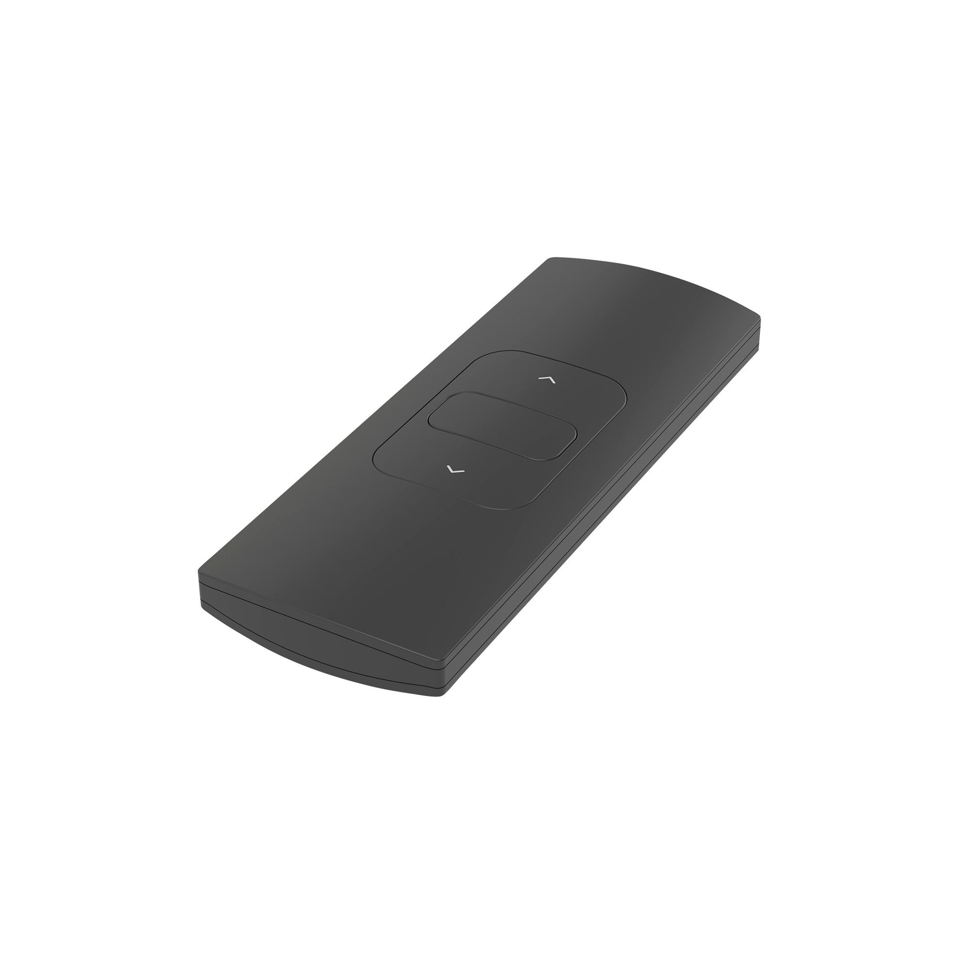 Fernbedienung für Rollo Schwarz - Schwarz, Basics, Kunststoff (4,5/12/0,7cm)