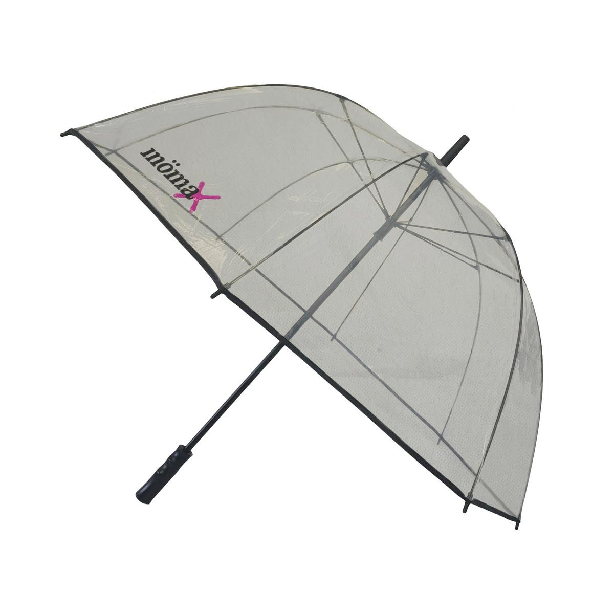 Deštník LIVIA - L -EXT- - černá/průhledné, Moderní, kov/plast (103cm) - Mömax