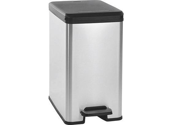 Pedálos Szemetes Slim Bin 25l - fekete/ezüst színű (25/45/39cm) Pedálos Szemetes Slim Bin 25l - fekete/ezüst színű (25/45/39cm)
