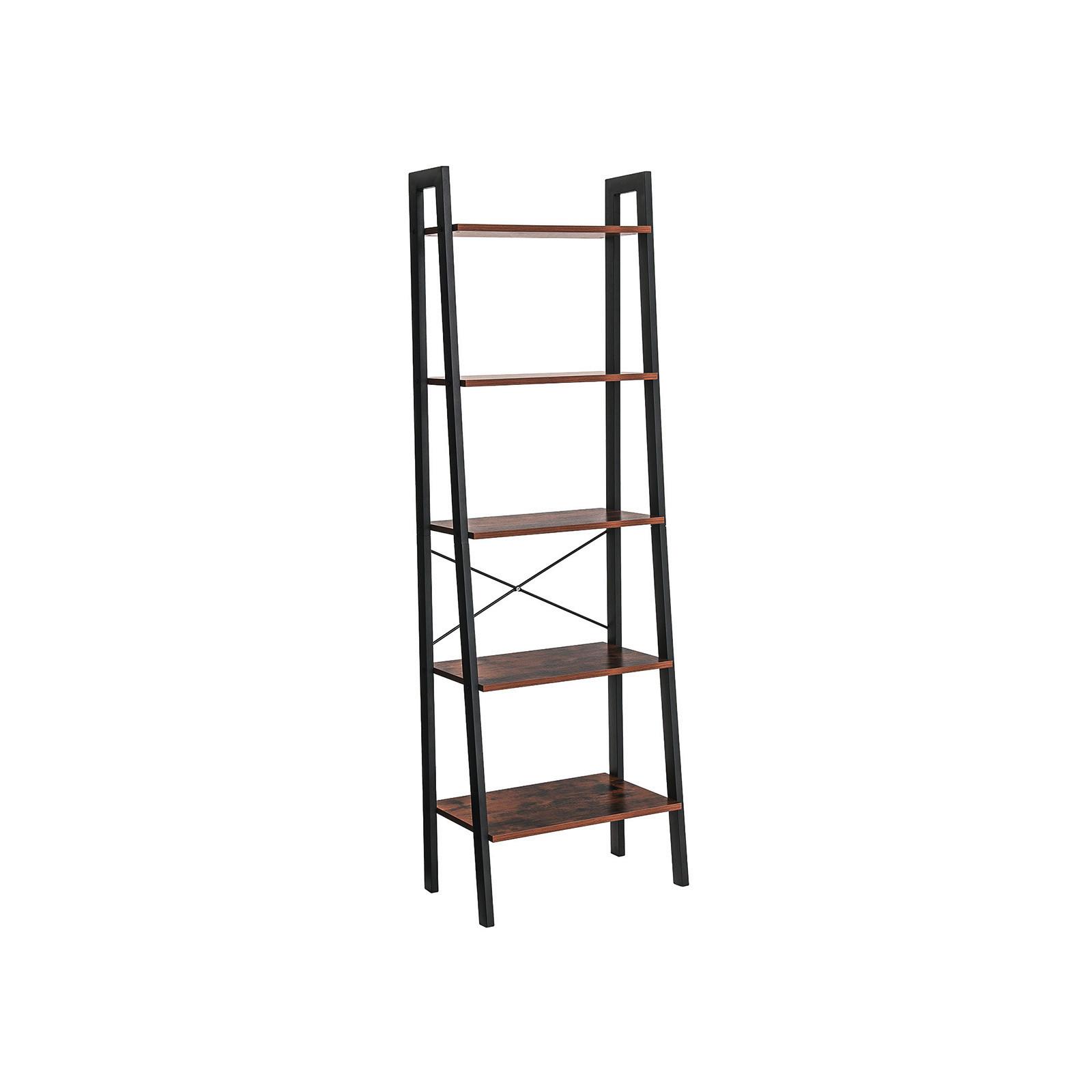 Regal Iron B: 56,2 cm Braun/Schwarz - Schwarz/Braun, Basics, Holzwerkstoff (56,2/172,1/34cm) - Boxxx