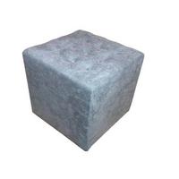 Sitzwürfel New Square Textil Grau H: 40 Cm - Schwarz/Grau, Basics, Textil (40/40/40cm) - P & B