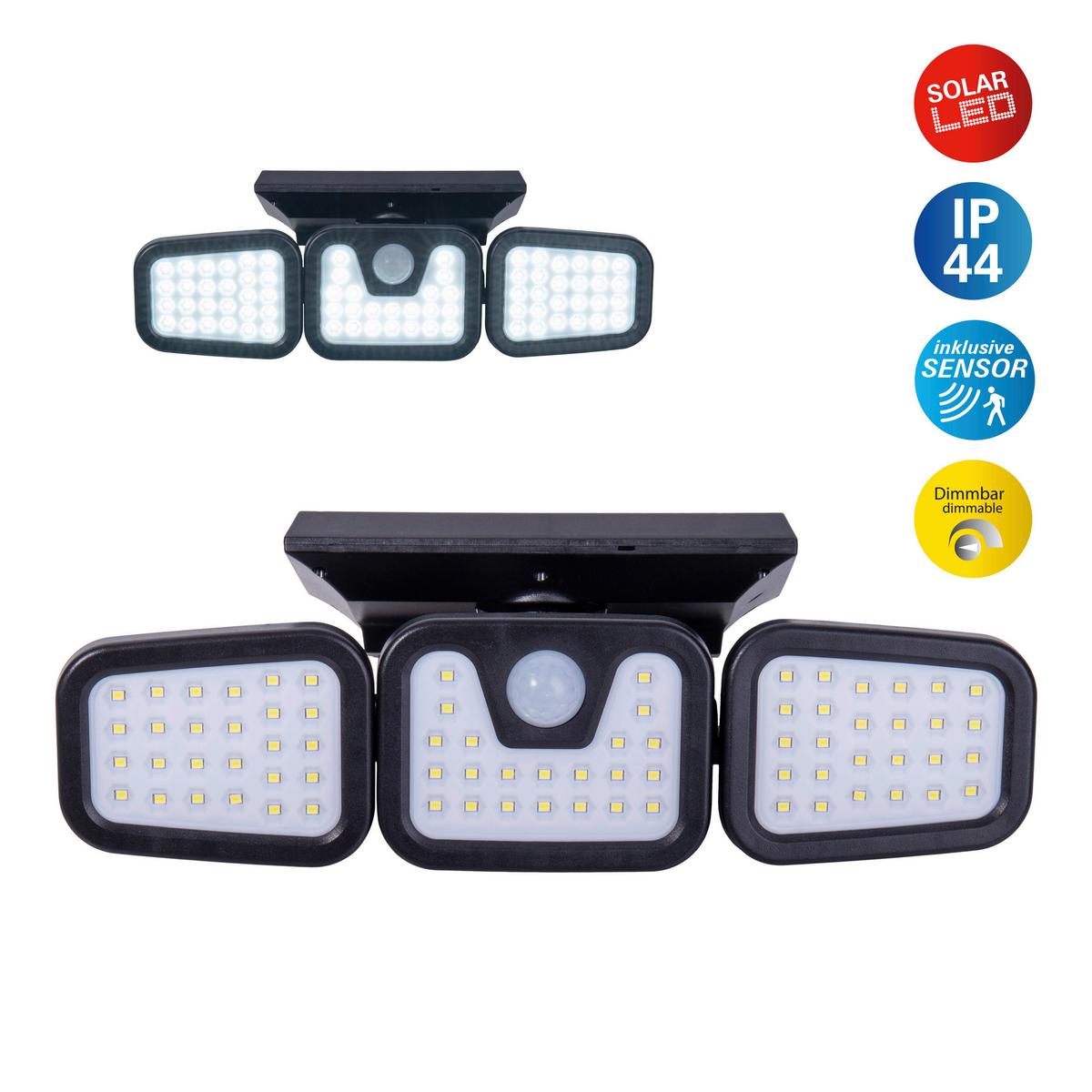 Außenwandleuchte 1394522 Pacita - Schwarz, Basics, Kunststoff (28,3/13,5/11cm) - Näve