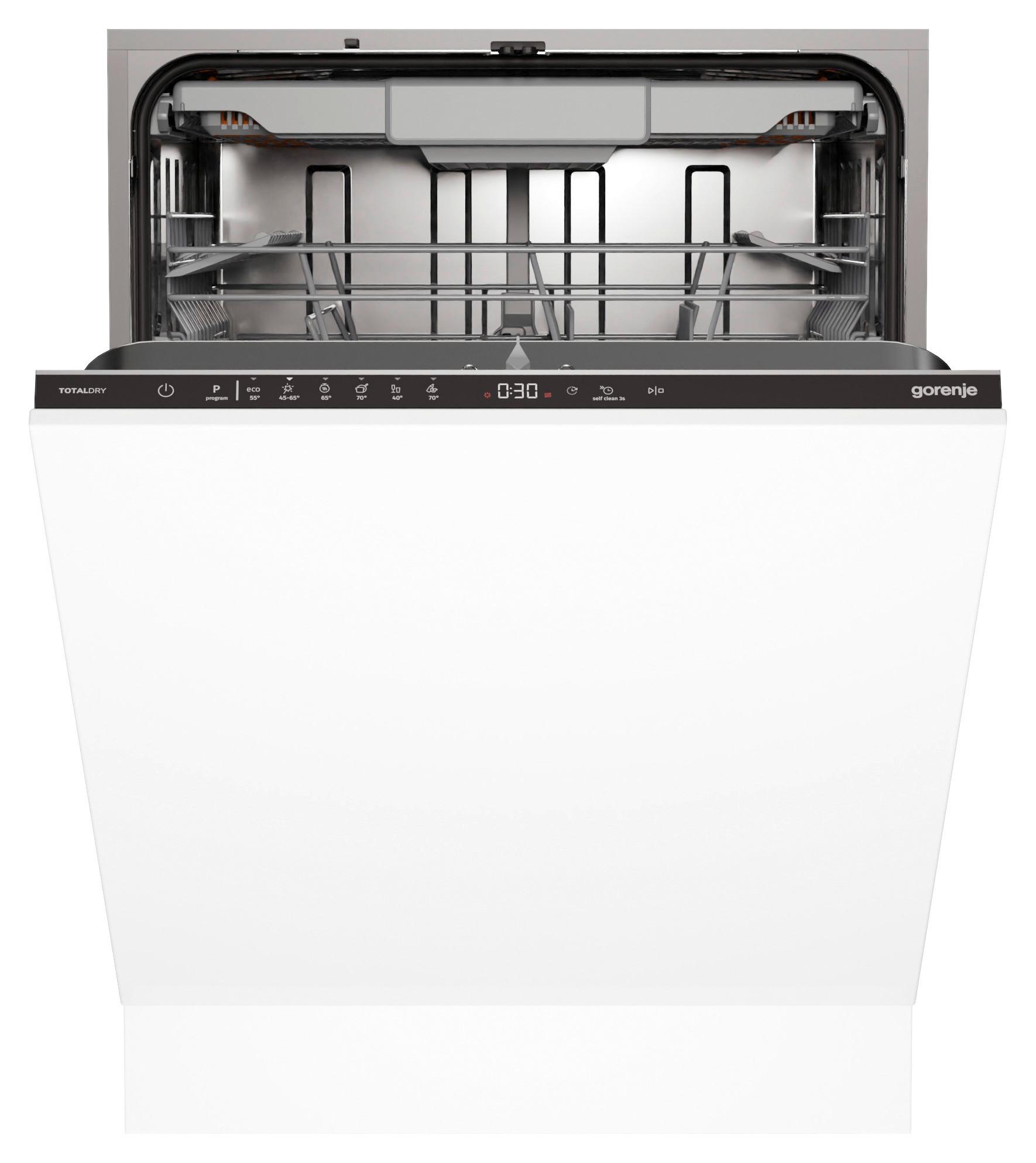 GESCHIRRSPÜLER Edelstahlfarben B: 59,8cm - Edelstahlfarben, Kunststoff/Metall (59,8/81,6/55,5cm) - Gorenje