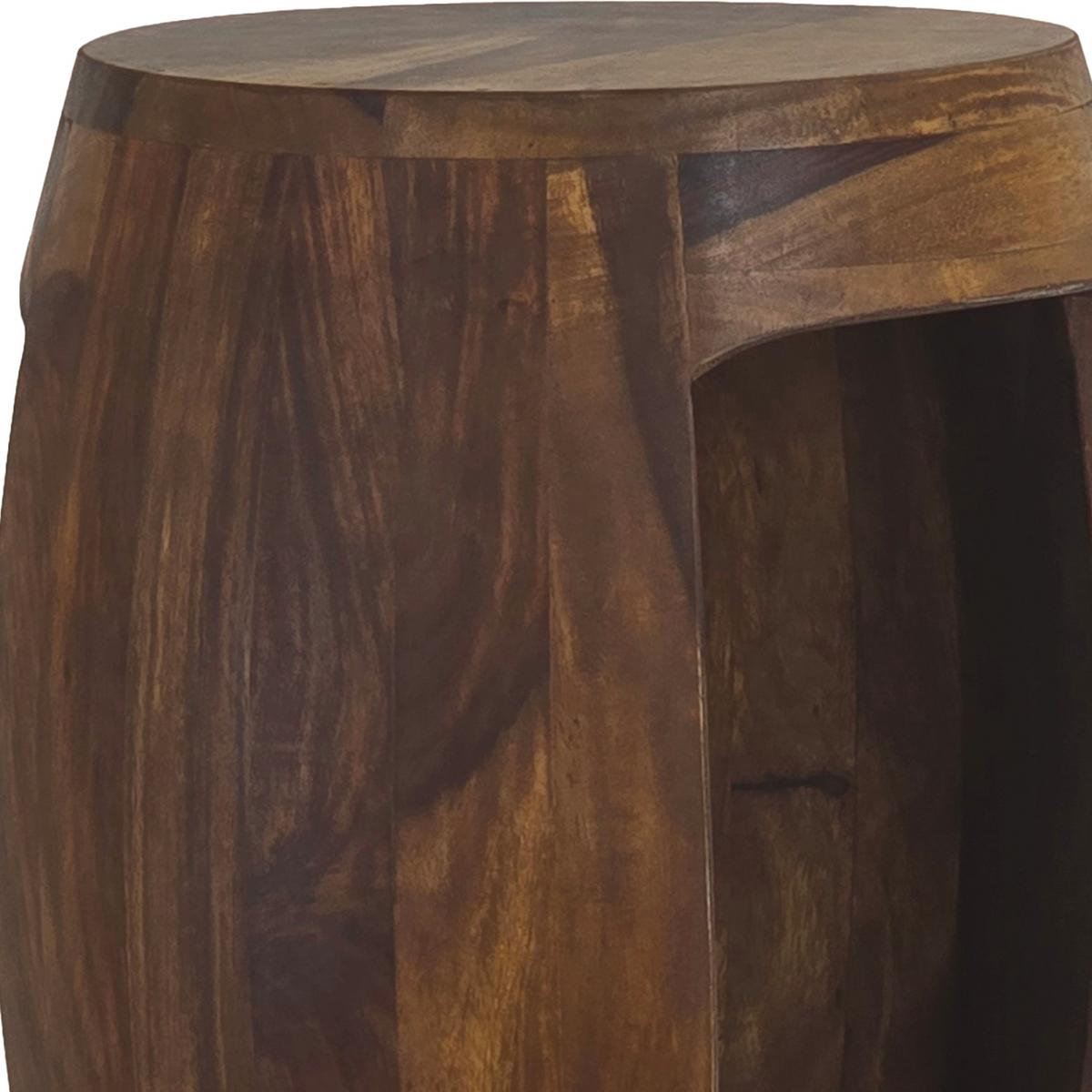 BEISTELLTISCH Braun L: 30cm - Braun, Design, Holz (30/30/45cm) - MID.YOU