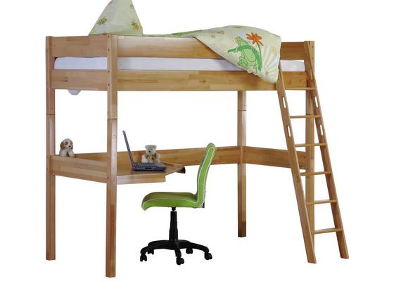 Hochbett Renate 90x200 cm Buche - Naturfarben, Design, Holz (90/200cm) Hochbett Renate 90x200 cm Buche - Naturfarben, Design, Holz (90/200cm)