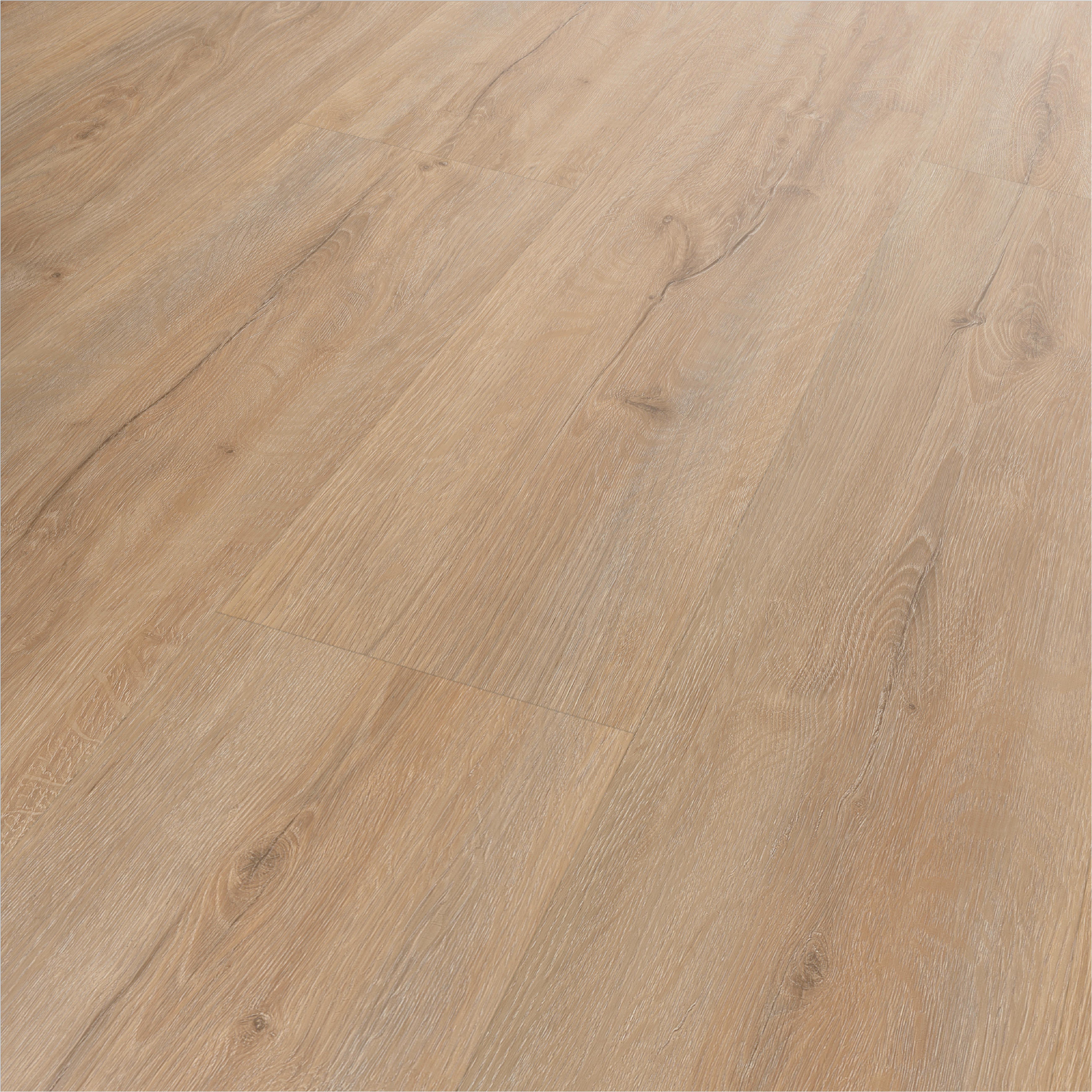 Designboden Eichefarben /Hellbraun Landhausdiele Stärke 3,8mm - Hellbraun/Eichefarben, Basics, Kunststoff (122/22.8/0.38cm)