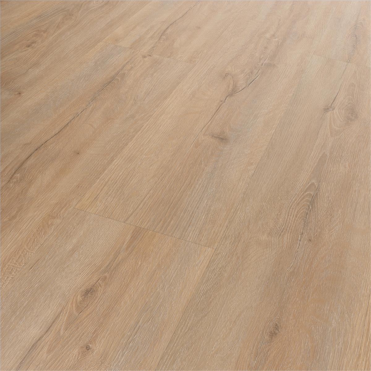 Designboden Eichefarben /Hellbraun Landhausdiele Stärke 3,8mm - Hellbraun/Eichefarben, Basics, Kunststoff (122/22.8/0.38cm)