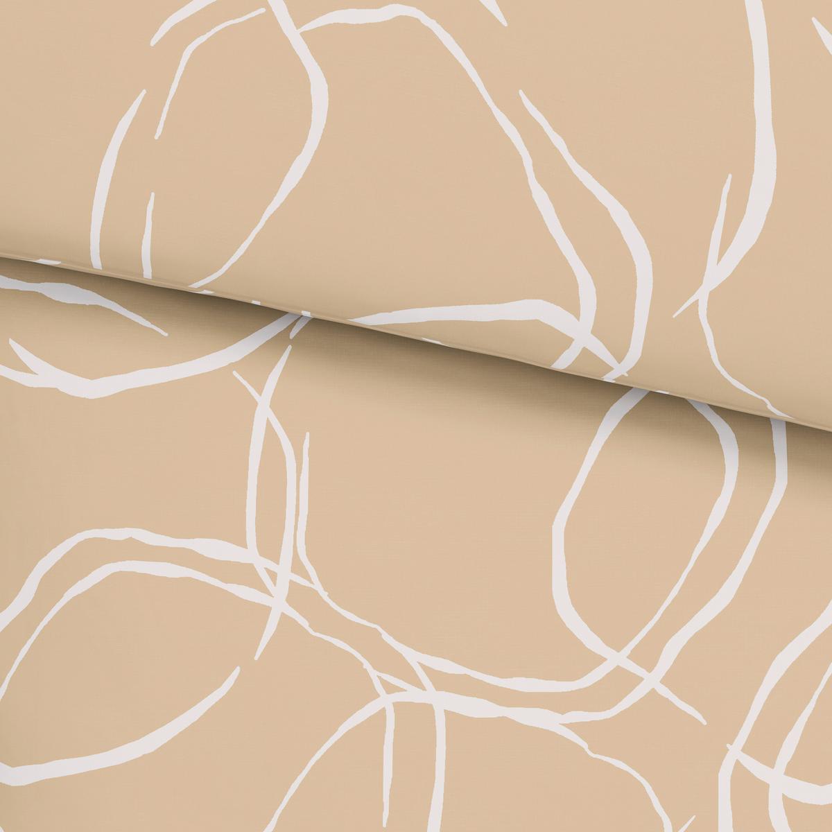 Ágyneműhuzat-garnitúra Stones - bézs, Modern, textil - Luca Bessoni