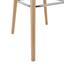 Barová Židle Frederica - bílá/barvy buku, Moderní, kov/dřevo (41/102/38cm) - Modern Living