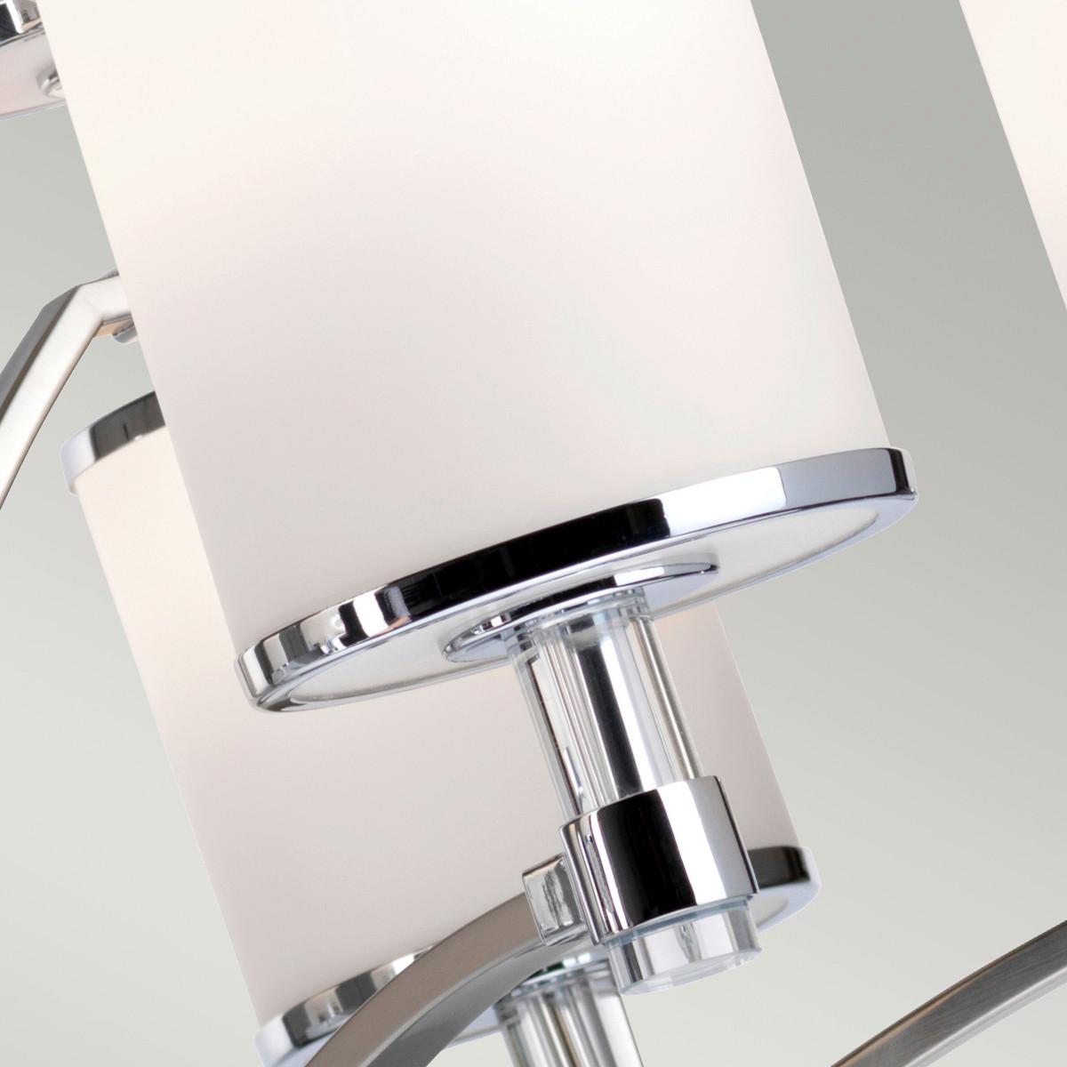 Csillár Fe-Prospect-Park9 - krómszínű/nikkelszínű, Design, üveg/fém (91.7/99.7cm) - Elstead Lighting