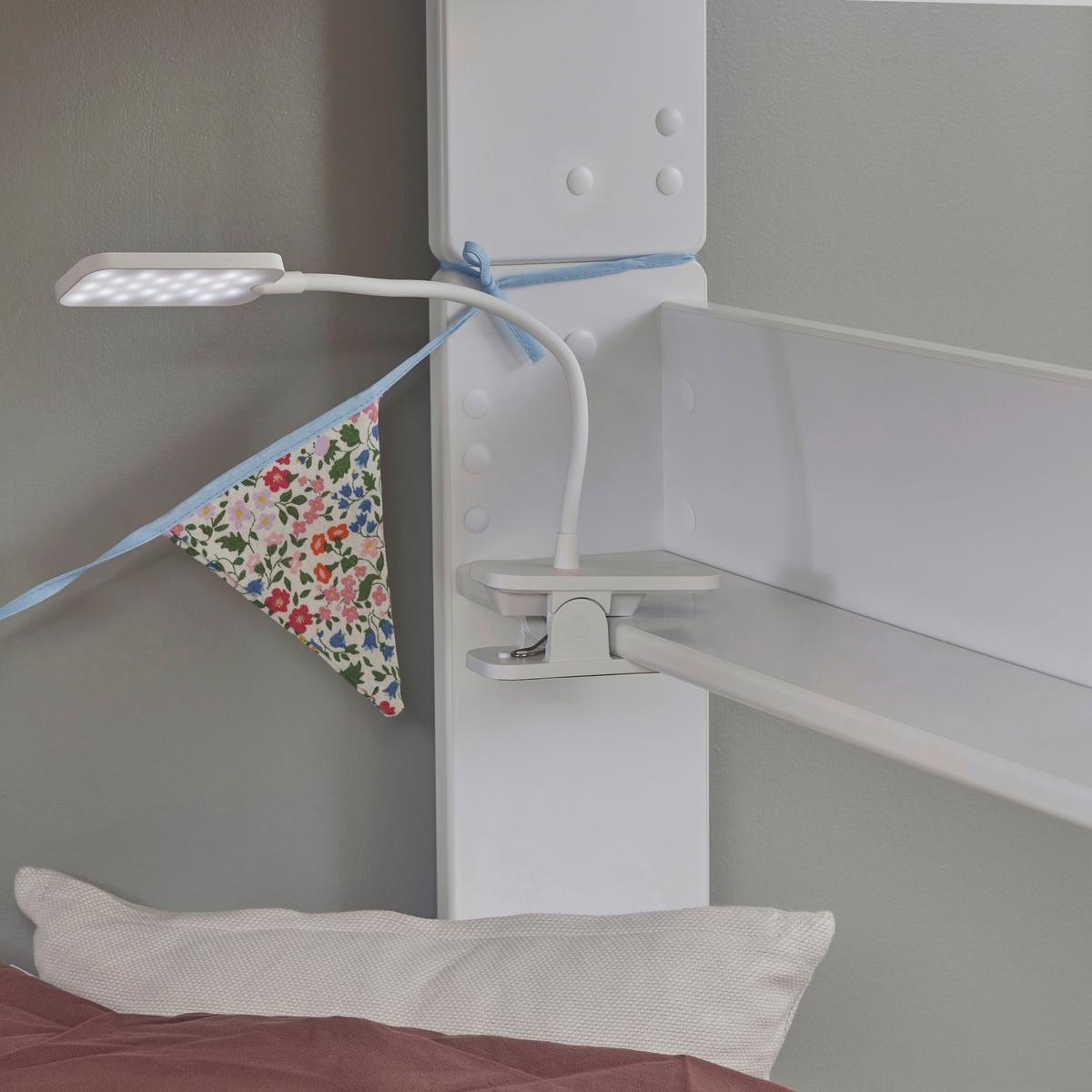 Etagenbett Pure Weiß, Lf: 90x200 cm - Weiß/Naturfarben, MODERN, Holzwerkstoff (90/200cm) - MID.YOU